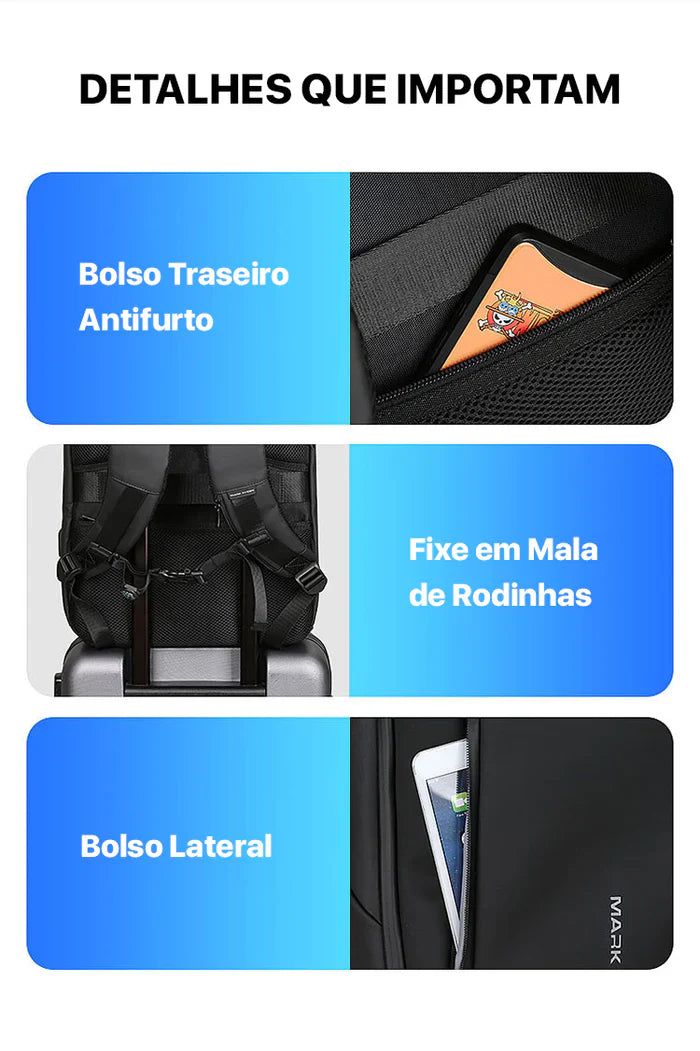 Mochila Masculina Executiva - StoneBag