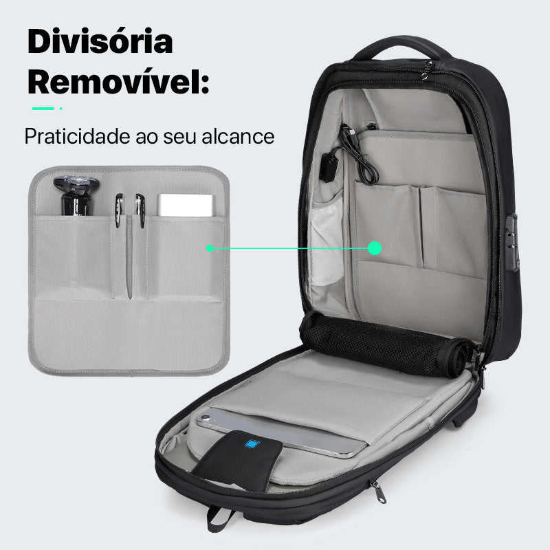 Mochila Expansível 20-26L para Notebook 15.6