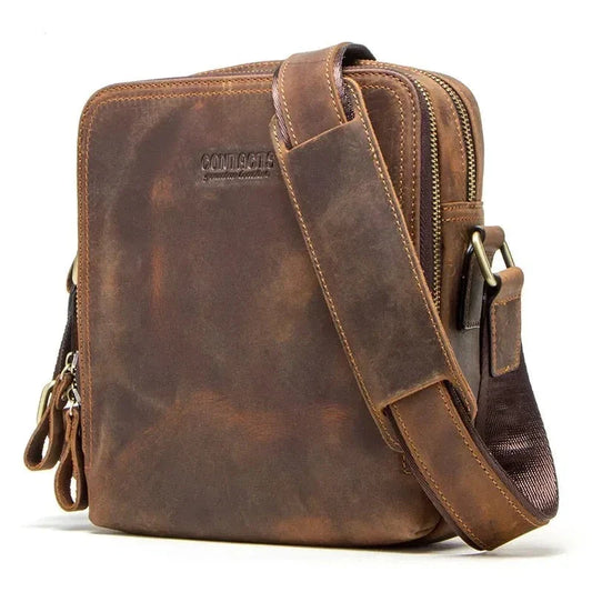 Mochila Masculina de Couro Striker