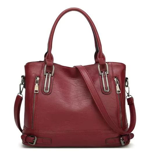 Bolsa Feminina Grande de Couro Genuíno - Scarlett