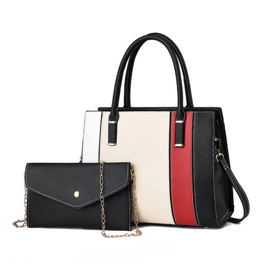 Bolsa Feminina de Couro + Carteira de Brinde - Laurelle