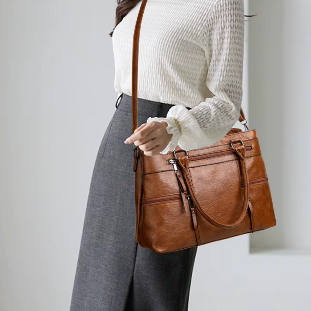 Bolsa Feminina de Couro Genuíno - Belle 2