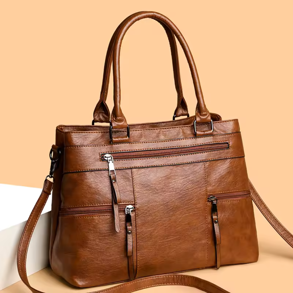 Bolsa Feminina de Couro Genuíno - Belle 3