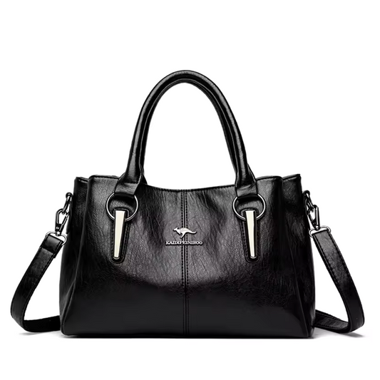 Bolsa Feminina de Couro Genuíno - Crossbody Luxo