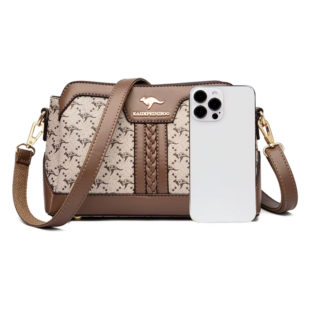 Bolsa Feminina de Couro Genuíno - Kangoo 4