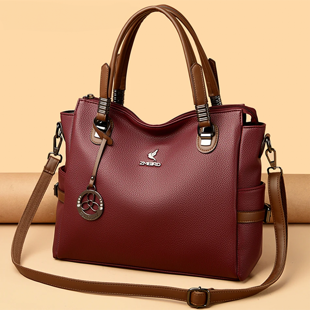 Bolsa Feminina de Couro Genuíno - Lavyra 5