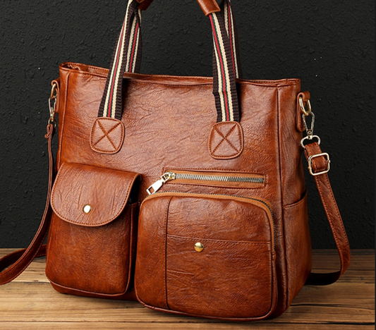 Bolsa Feminina de Couro Genuíno - Riley