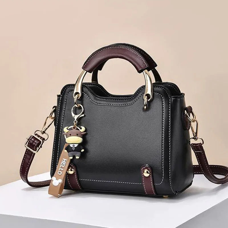 Bolsa Feminina de Couro Genuíno Luxo 2