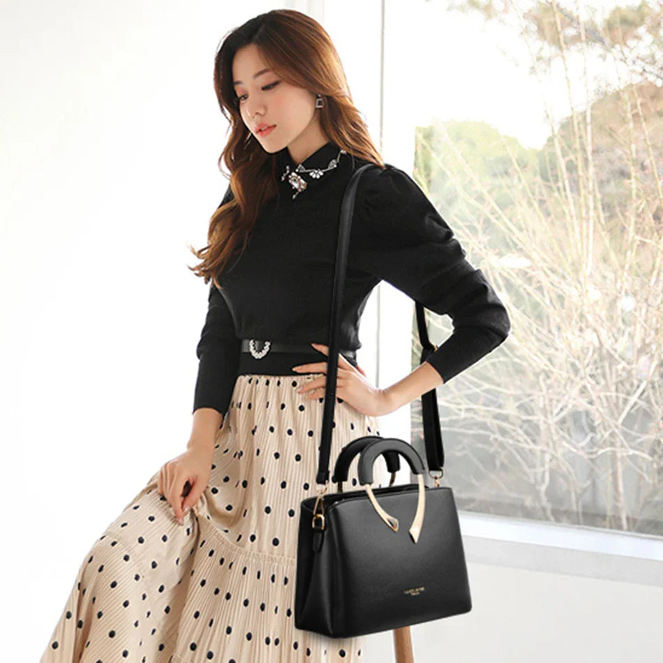 Bolsa Feminina de Couro Genuíno Scarlett 4