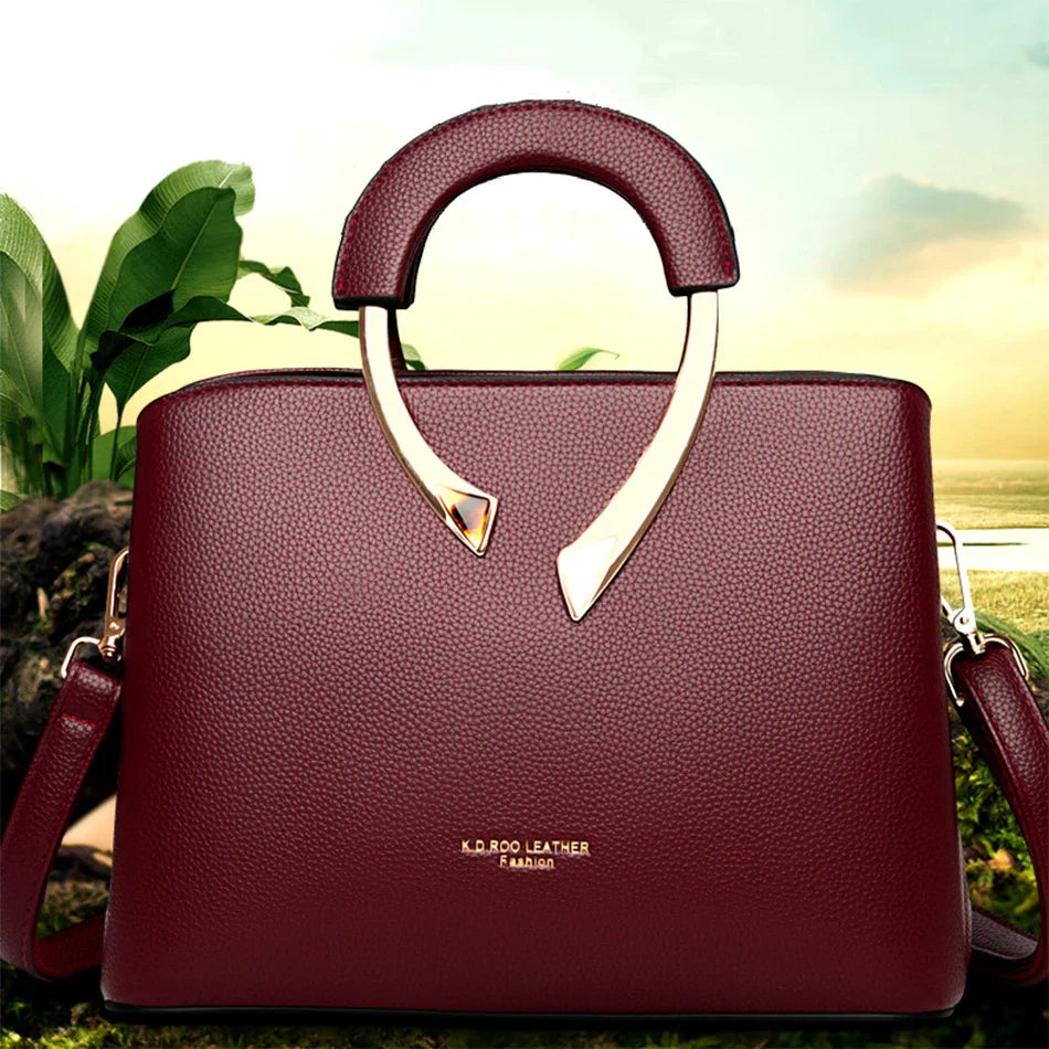 Bolsa Feminina de Couro Genuíno Scarlett 6