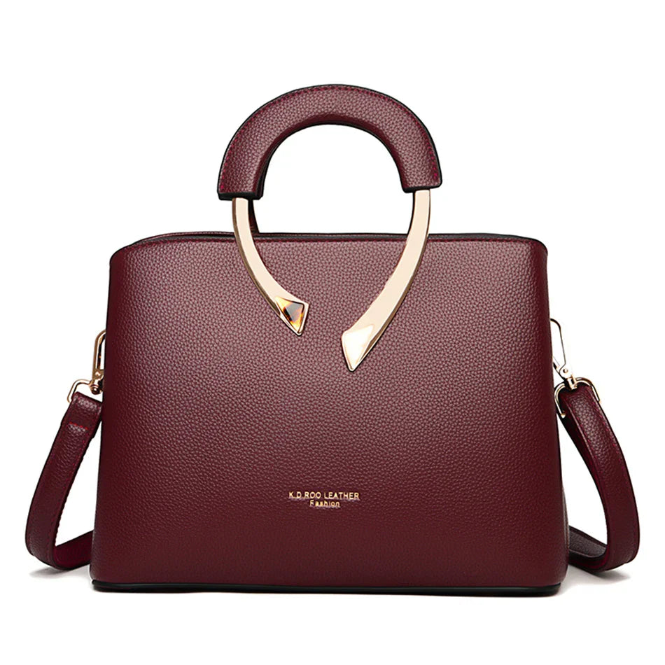 Bolsa Feminina de Couro Genuíno Scarlett 9