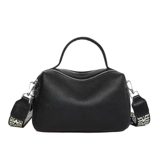 Bolsa Feminina de Couro Genuíno Vintage