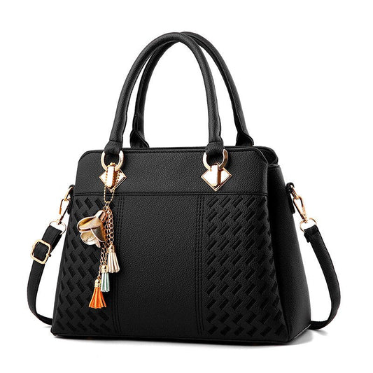Bolsa Feminina de Couro Genuino Carolina Vintage
