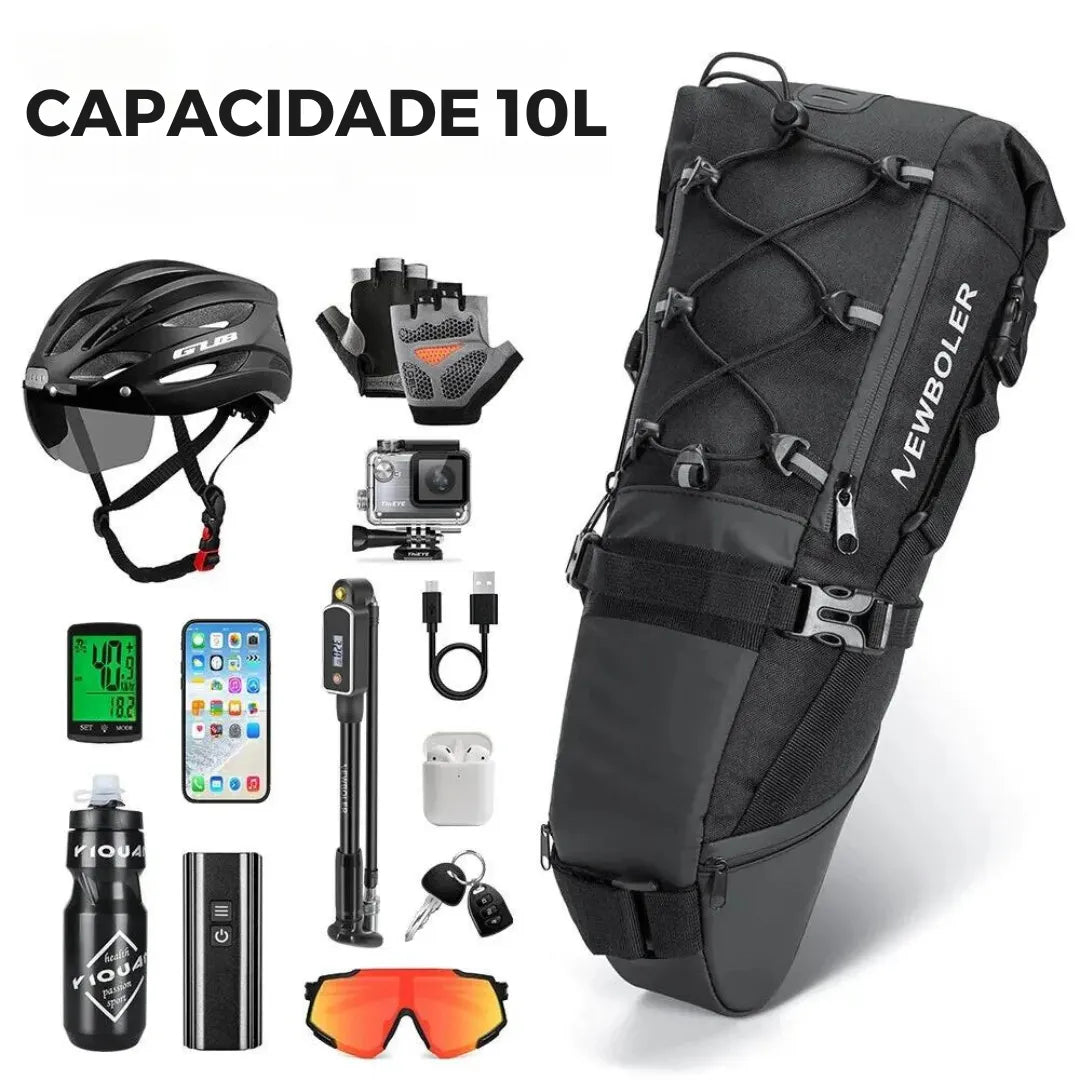 Bolsa de Selim Impermeável para Bicicleta Biker 4