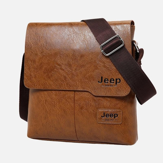 Bolsa JEEP Transversal de Couro Legítimo - Rugged