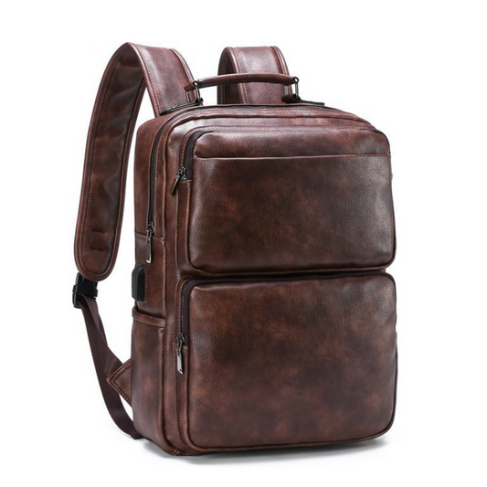 Mochila Masculina de Couro StormBag