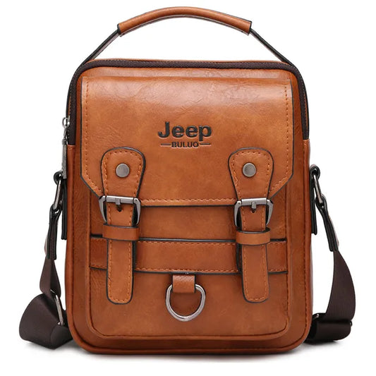 Bolsa Masculina de Couro - Jeep Pro