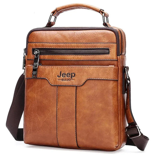 Bolsa Masculina de Couro Legítimo - Jeep Bag