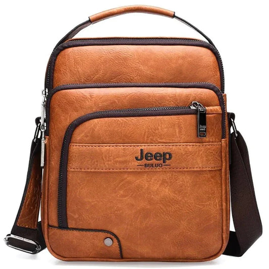 Bolsa Masculina de Couro - Jeep Impact