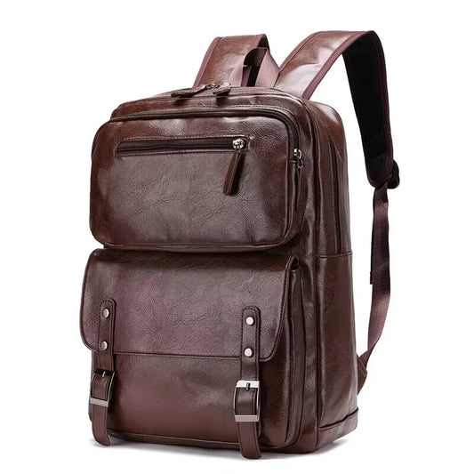 Mochila Masculina de Couro Legítimo - JeepTrail
