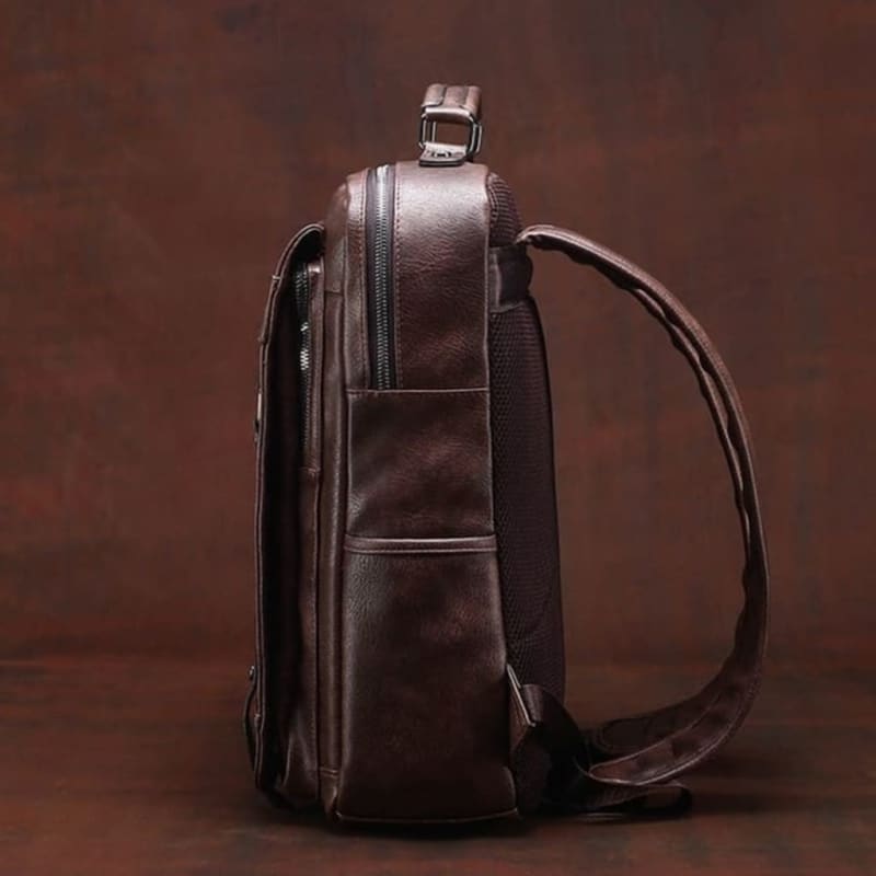 Mochila Masculina para Notebook de Couro Jeep Road