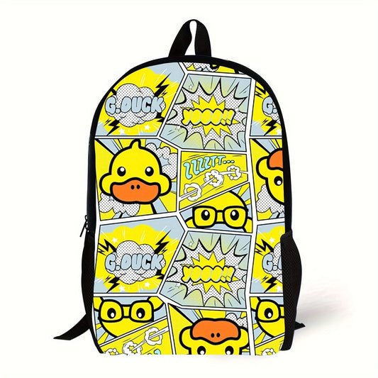 Mochila Escolar Infantil Desenho Patinho