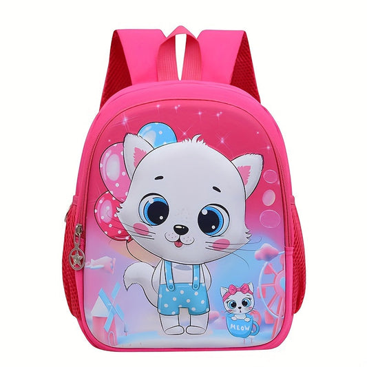 Mochila Escolar Infantil Gatinho Impermeável