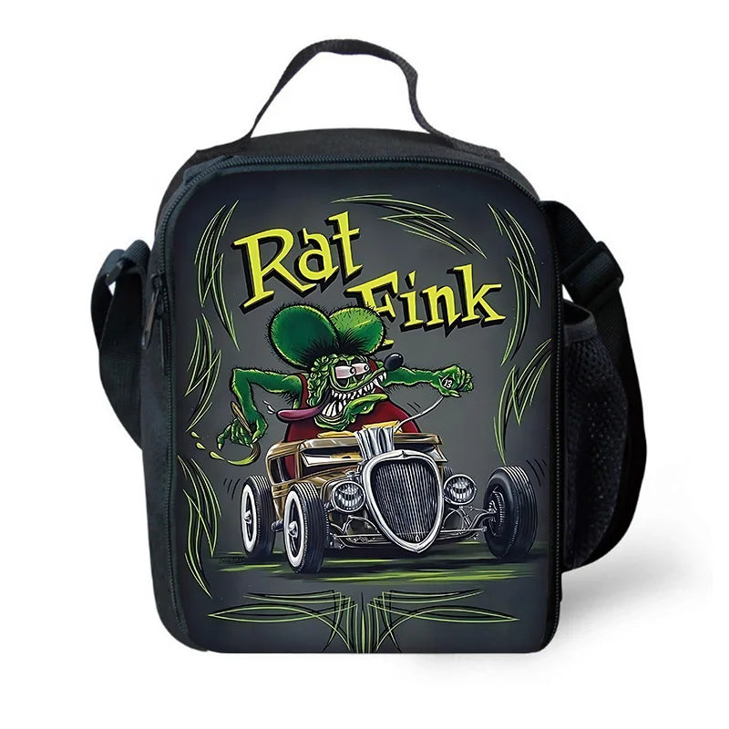 Mochila Escolar Infantil Masculina Rat Fink 3