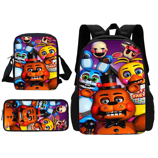 Mochila Escolar Infantil Unissex Desenho Animado