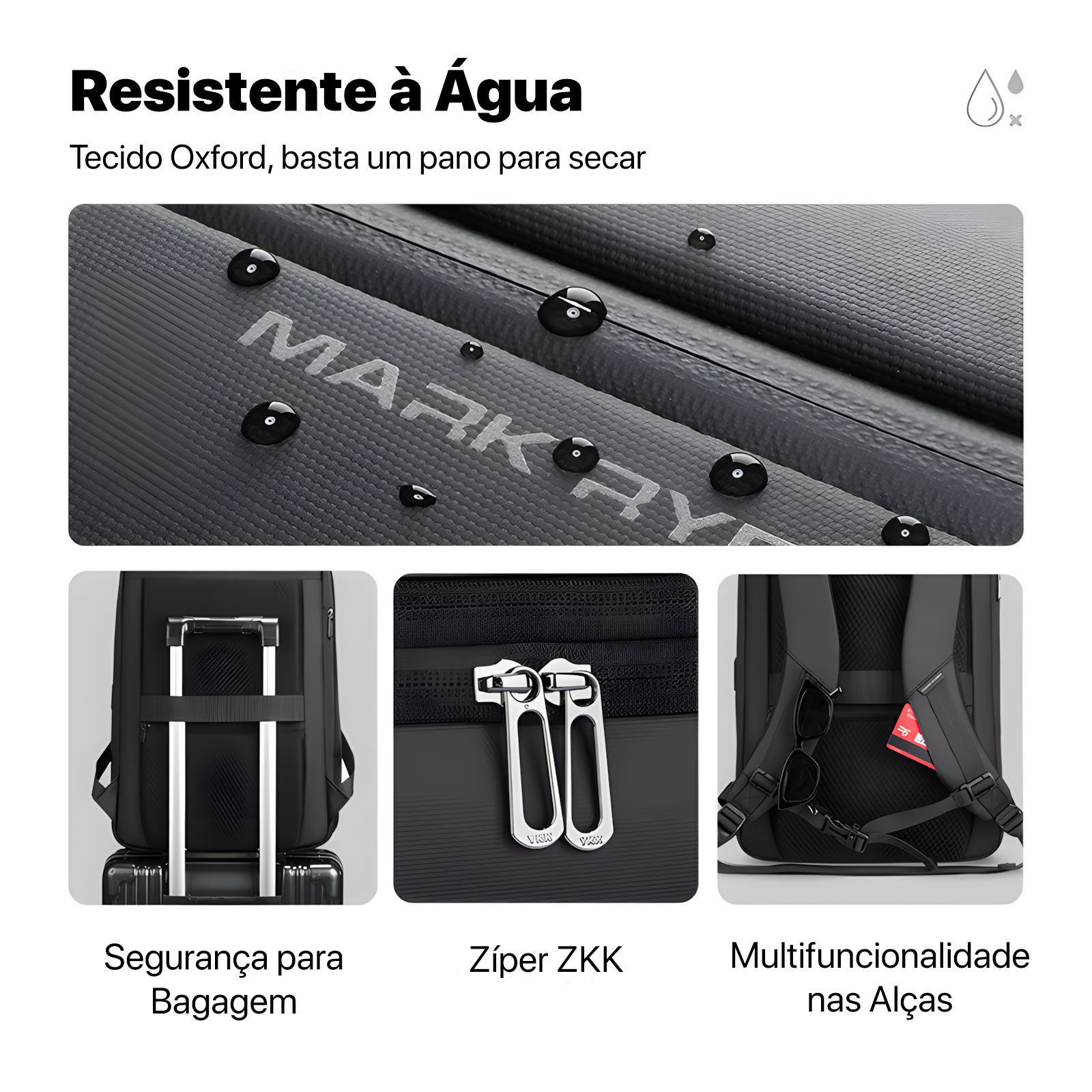 Mochila Executiva Expansível 25L-35L Notebook 16" NexPort 9