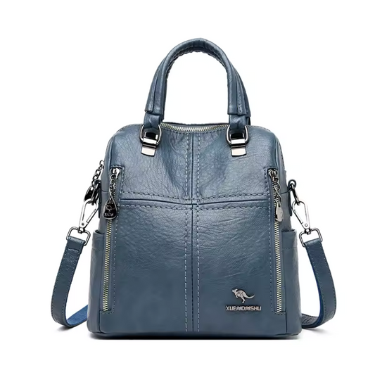 Mochila Feminina de Couro Bagpack Premium