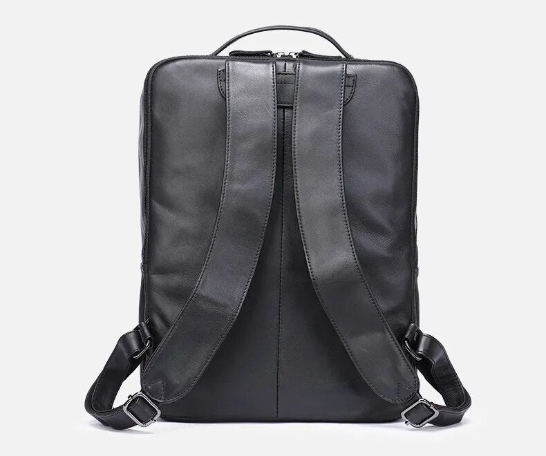 Mochila Masculina de Couro Becker Notebook 14 7
