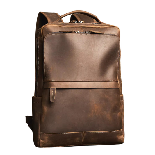 Mochila Masculina de Couro Legitimo PackPro