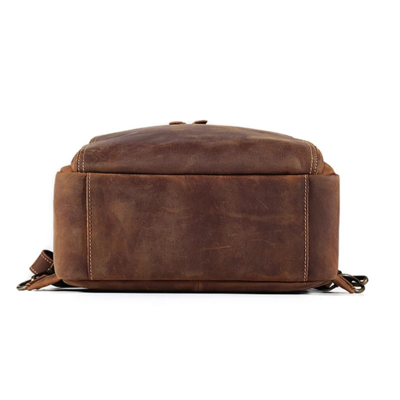 Mochila Masculina de Couro Notebook 15.6 Stone 10