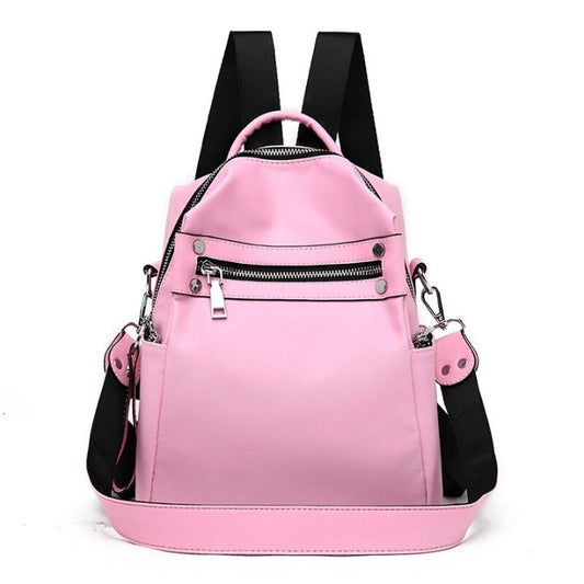 Mochila de Couro Feminina À Prova D' Água Mayse