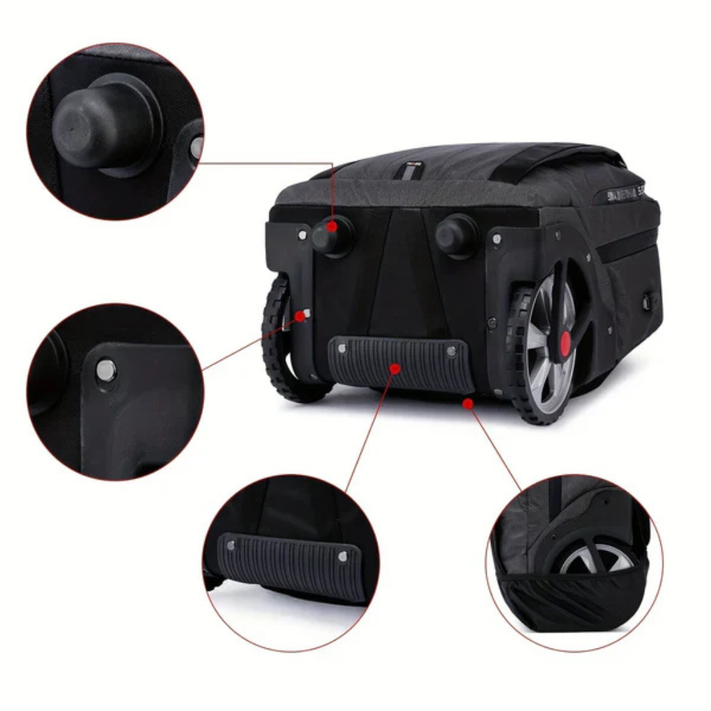 Mochila de Viagem com Rodas e Entrada USB-2
