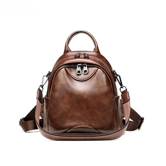 Mochila Feminina de Couro Legítimo Milly