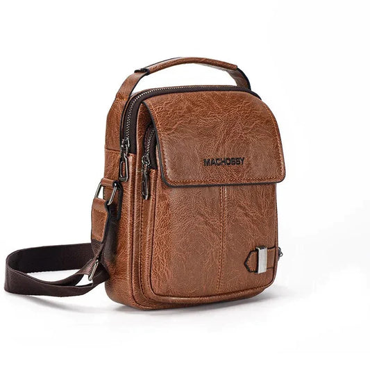 Mochila Masculina de Couro Legítimo - Enduro