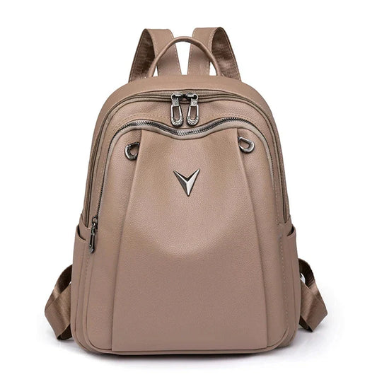 Mochila Feminina de Couro Legítimo Kylie
