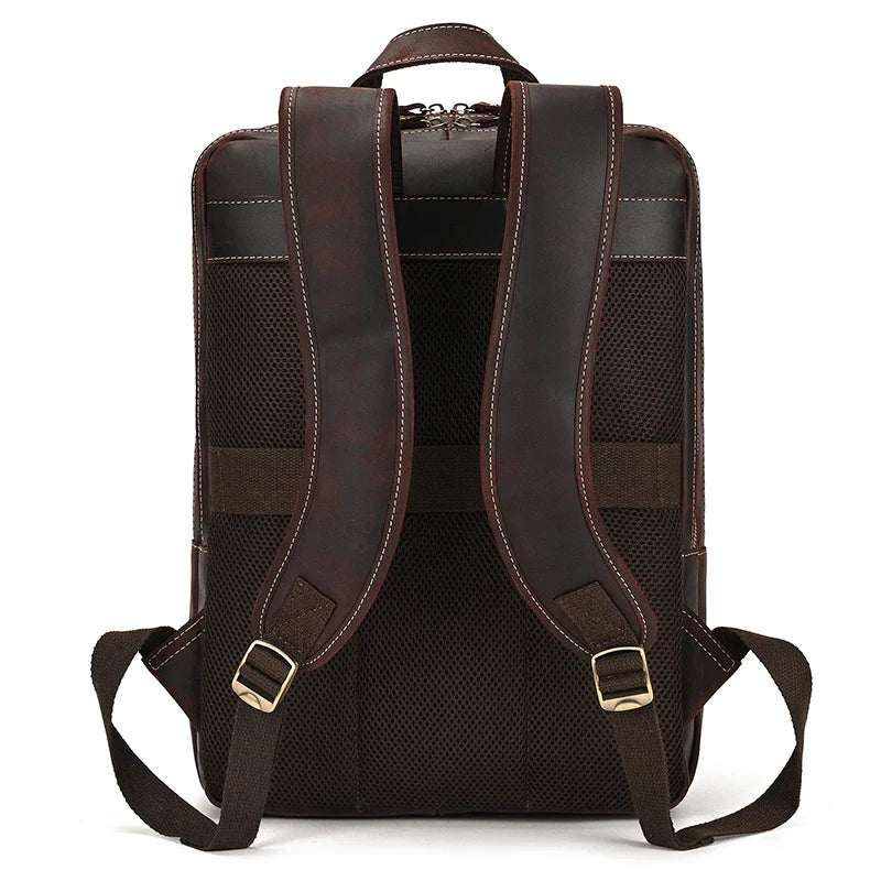 Mochila Masculina de Couro Notebook 15.6 Bear