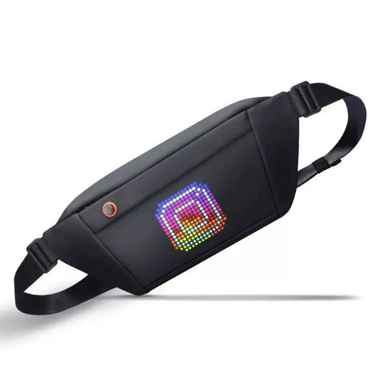 Shoulder Bag com Tela de LED Pochete Modelo Blade