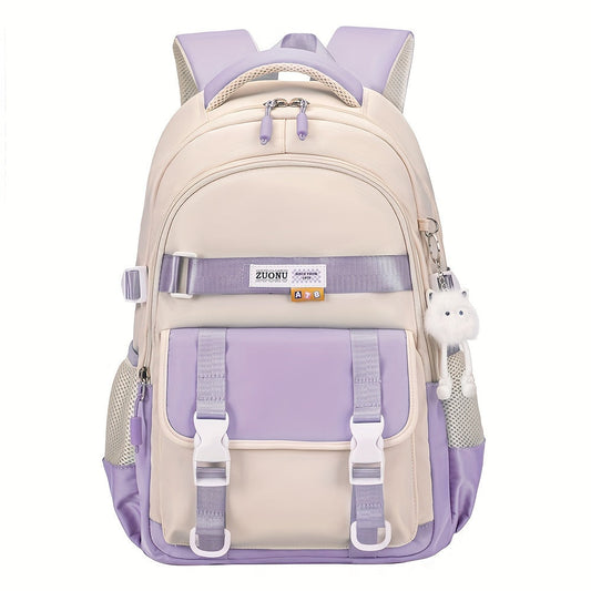 Mochila Escolar Feminina com Chaveiro