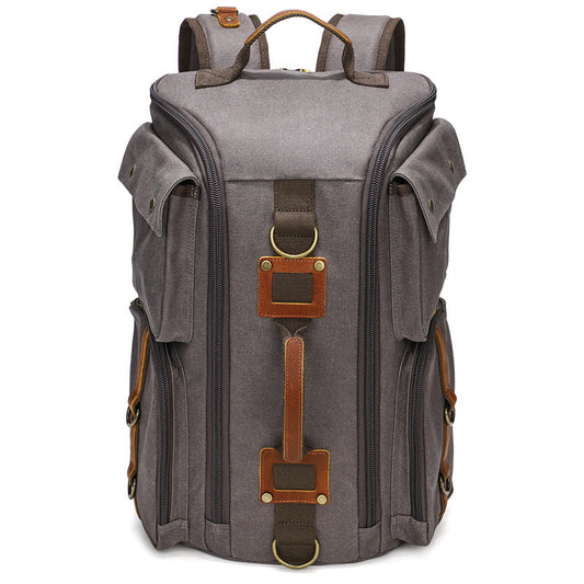 Mochila de Viagem Masculina Retro - Impermeável