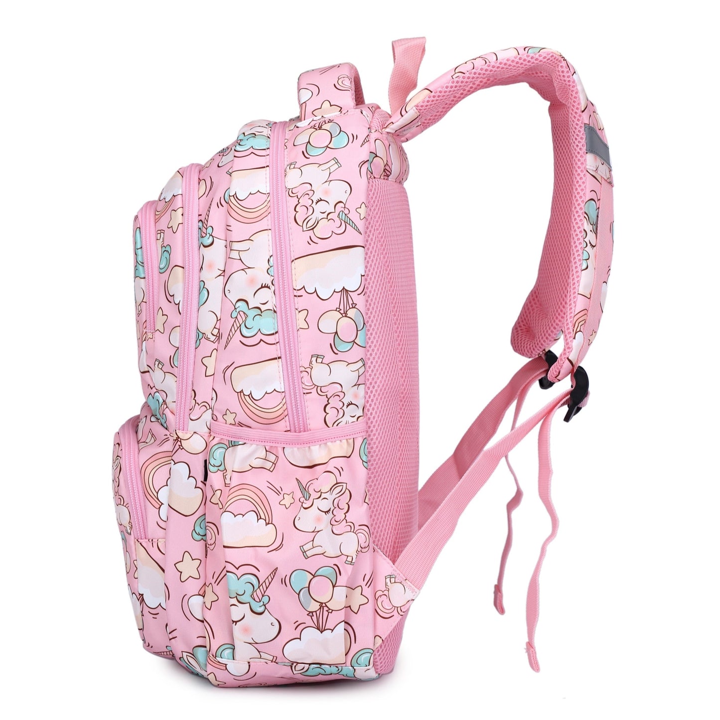 Mochila Escolar Feminina - Unicornio Rosa