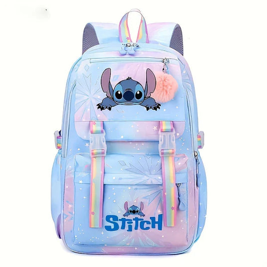 Mochila Escolar Infantil Desenho Stitch