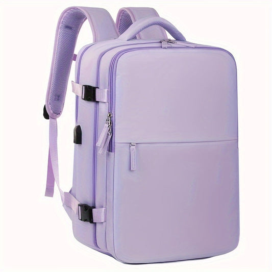 Mochila de Viagem Feminina com Porta USB