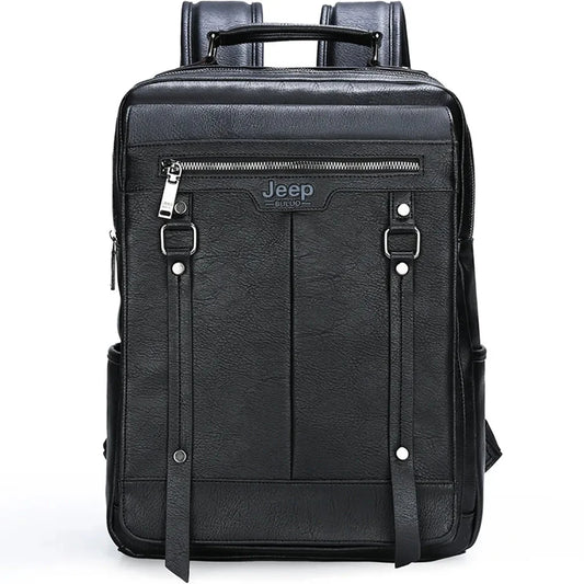 Mochila Masculina Jeep Couro Legítimo