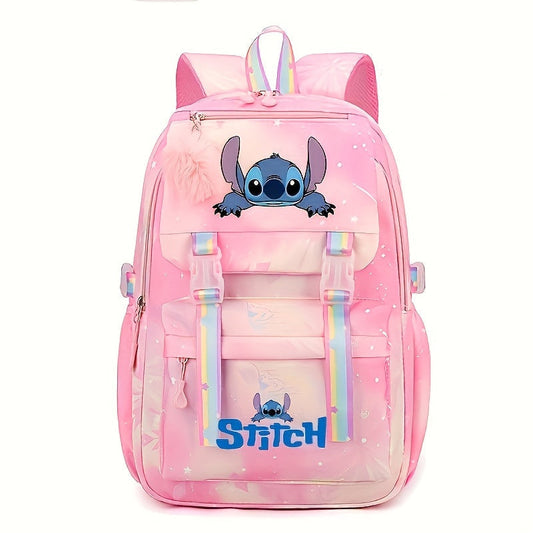 Mochila Escolar Feminina Stitch